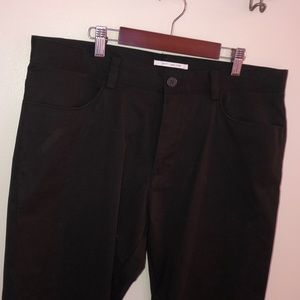 Calvin Klein Men’s Slim Fit Pants - 33x30 Black